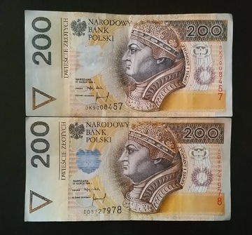 Banknot 200 złotowy 1994 rok 