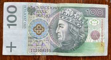 Banknot 100zł 1994 seria II