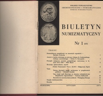 Biuletyn Numizmatyczny 89-98/1974