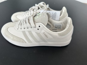 Trampki Adidas Samba beżowe 37 1/3 nowe