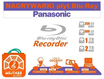 Nagrywarka BLU-RAY z dyskiem twardym PANASONIC HDD