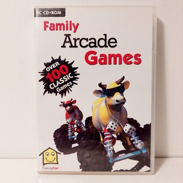 Family Arcade Games over 100 classic games pc box dvd rom pudełko 