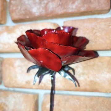 Róża ze stali handmade crafts
