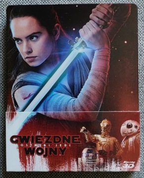 GWIEZDNE WOJNY: OSTATNI JEDI blu-ray 3D STEELBOOK