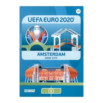 UEFA EURO 2020 Host City Amsterdam 10 Karta Panini