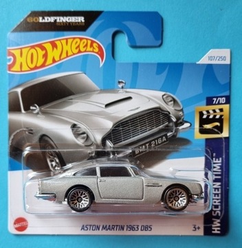 Hot Wheels ASTON MARTIN 1963 DB5 nowość BOND