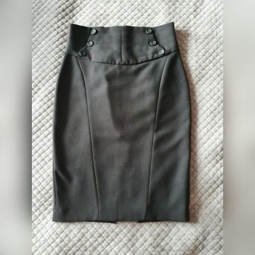 ZARA czarna elegancka spódnica S/M