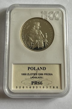 Władysław I Łokietek 1986 1000zł