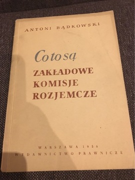 Badkowski Co to są Zakładowe komisję rozjemcze