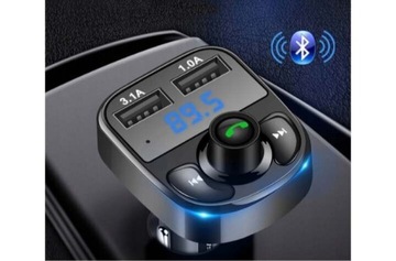 TRANSMITER FM BLUETOOTH MP3 ŁADOWARKA 2xUSB