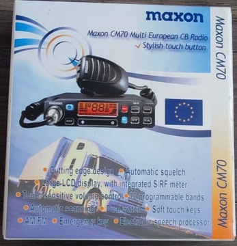 CB Radio MAXON CM70 z anteną