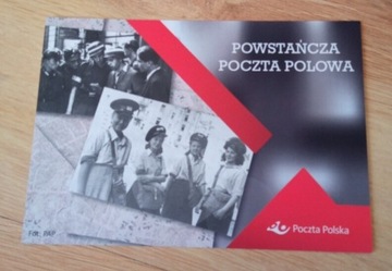 Kartka  Powstańcza Poczta Polowa.