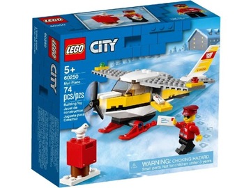 LEGO 60250 Samolot pocztowy helikopter listonosz city