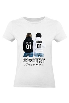 Koszulka prezent dla siostry biała XS S M L XL XXL