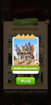 Królewski powóz KARTA COIN MASTER 