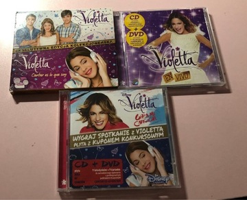 Płyty CD Violetta- zestaw 3
