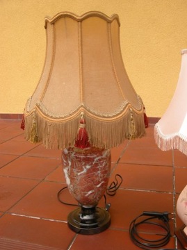 stara lampka - lampa marmurkowa 
