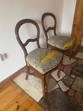2 krzesła antyczne  do renowacji