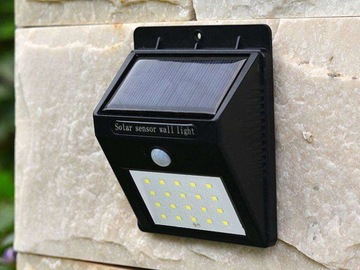 Lampa solarna led z czujnikiem ruchu izmierzchu