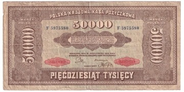 Banknot 50.000 marek 1922 - st. 4
