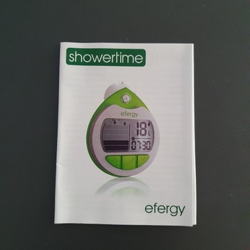EFERGY Showertime shower timer  oszczędzaj wodę