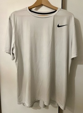 T-shirt męski okrągły dekolt Nike r. XL biała