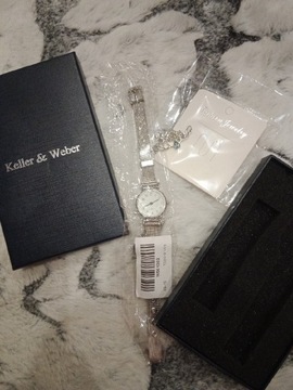 Zegarek z naszyjnikiem zestaw Keller & weber 