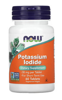 JOD Jodek potasu 60 tabl Now Foods produkt USA