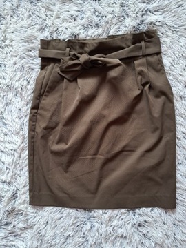 Spódniczka khaki 38/M  h&m