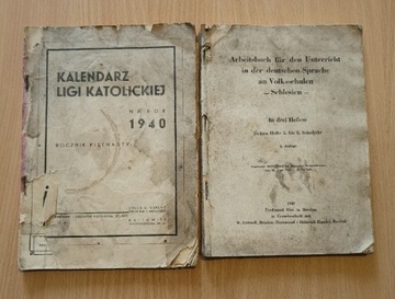  Kattowitz 1940 oraz Breslau 1942 Stare Książki