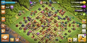 Konto 230 lv TH16 Clash Of Clans + TH14