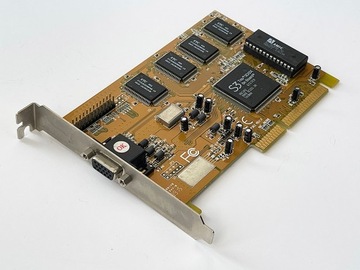 Stara karta VGA S3 TRIO 3D/2X 86C362 AGP 8GB