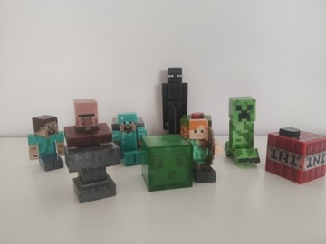 Oryginalne Figurki Minecraft Zestaw 16 Elementów