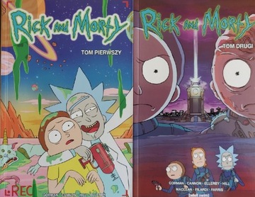 Komiks Rick i Morty, dwa pierwsze tomy.