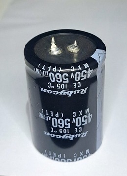 450V 560uf kondensator elektrolityczny Rubycon  