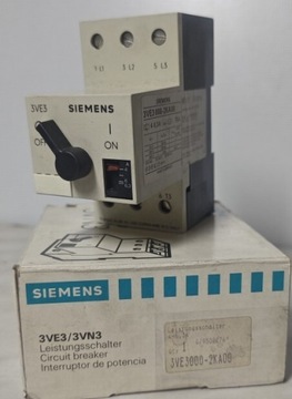 Wyłącznik silnikowy Siemens 3VE3-000-2KA00