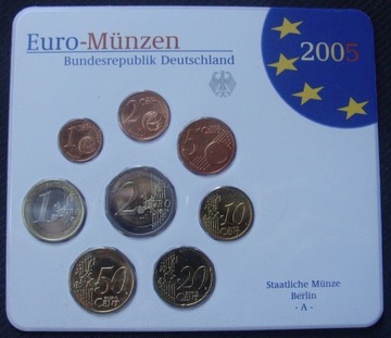 NIEMCY - Euro - Munzen 2005 A