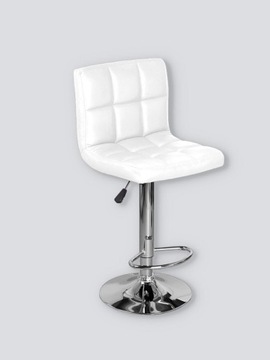 Hoker Arako (biała ekoskóra) / Krzesło barowe 