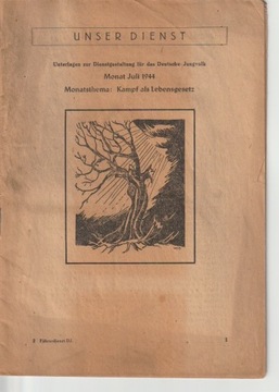 Propaganda niemiecka broszura 1944