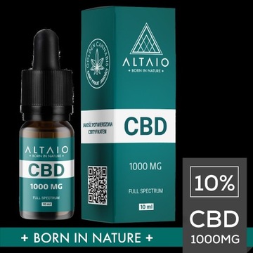 ALTAIO Olejek Konopny CBD 1000mg 10ml