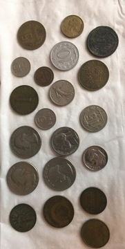 Kolekcja monet (np.15 kopiejek 1937 zsrr)