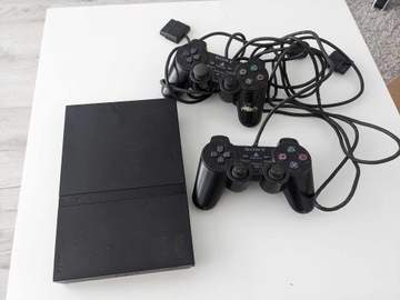 Play Station 2 SLIM PS2 + kontrolery