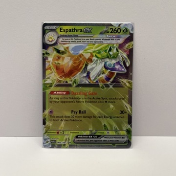 Karta Pokemon TCG Espathra ex Paldean Fates