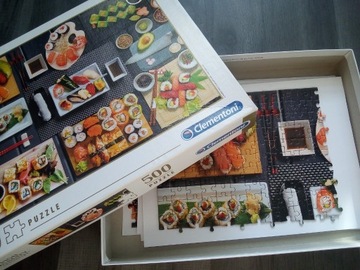 Puzzle 500 Sushi kompletne