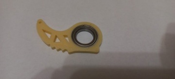 Keyrambit Keyspinner Żołty lime brelok do kluczy