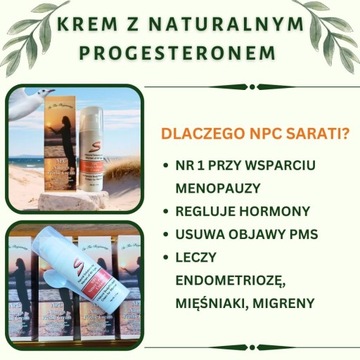 2 szt. NPC Sarati krem z naturalnym progesteronemm
