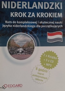 NIDERLANDZKI KROK ZA KROKIEM. 2 książki , 6 płyt