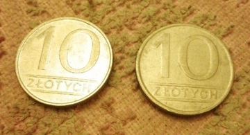 2 monet 10 zł 1984r i 1986r PRL