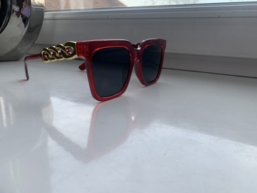 Okulary przeciwsłoneczne złoto  marka