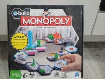 Gra Hasbro Monopoly U-Build wersja polska